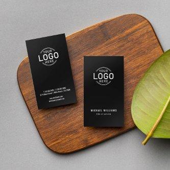 Logo Minimalistic Black Modern Sleek Custom