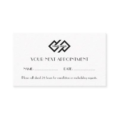 Logo Professional Appointment Card