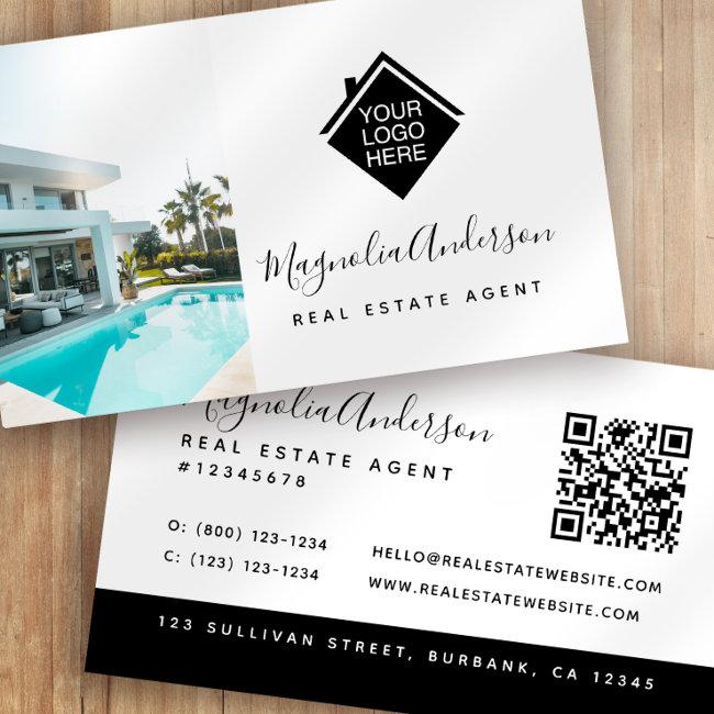 Logo QR Code Photo Real Estate