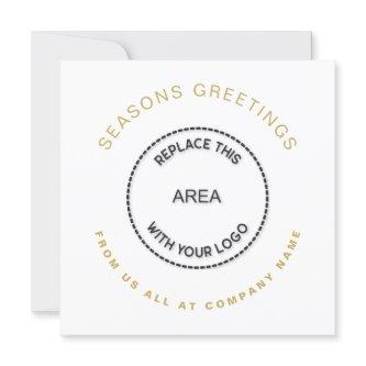 Logo Simple Corporate QR Code 2026 Calendar  Holiday Card