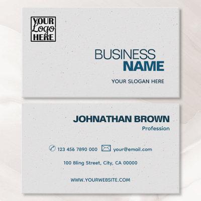 Logo Template Elegant Classic Simple Blue Gray