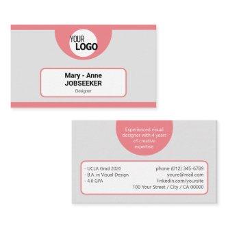 Logo Template Frame Classic Job Seeker Creative