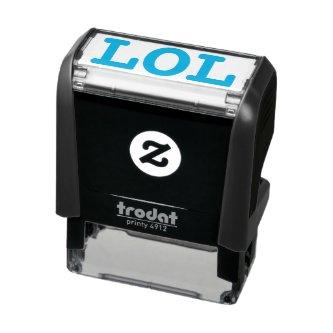 LOL Cute Funny Meme Simple Typography Humorous Self-inking Stamp