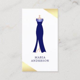 Long Blue Dress Form Mannequin Fashion Stylist