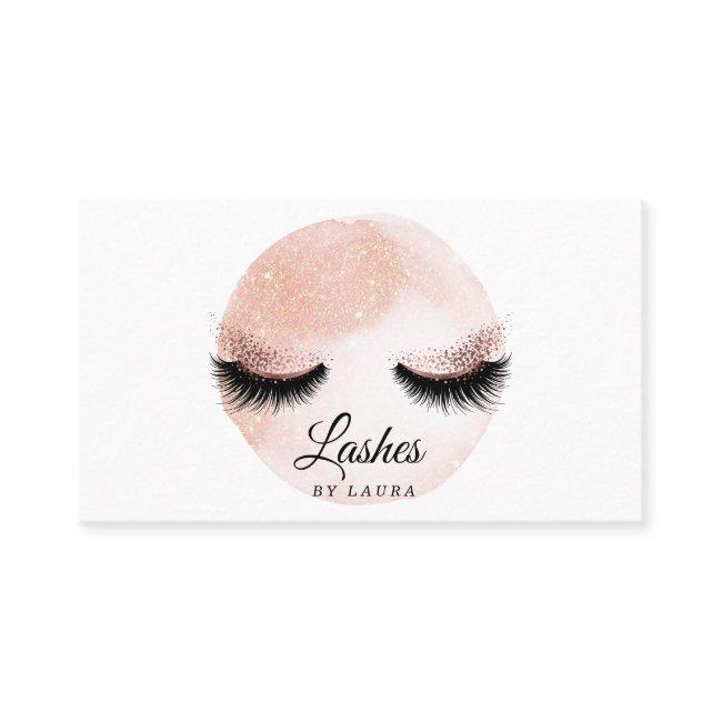 Long Lash Extension Makeup Artist Blush Pink