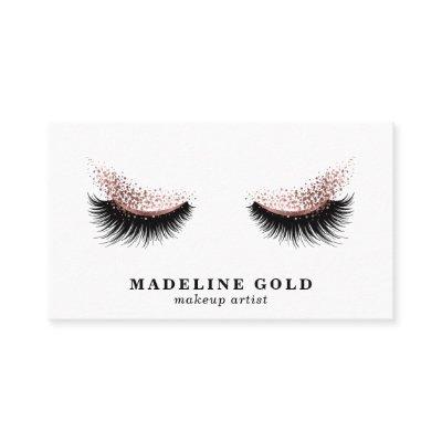 Long Lashes Makeup Artist Beauty Salon Rose Gold