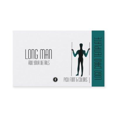 Long Man Giant Geoglyph Symbol Logo