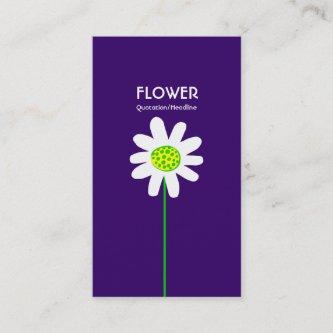 Long Stem Flower - Deep Purple