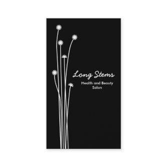 Long Stems - Black and White (Gold Card)