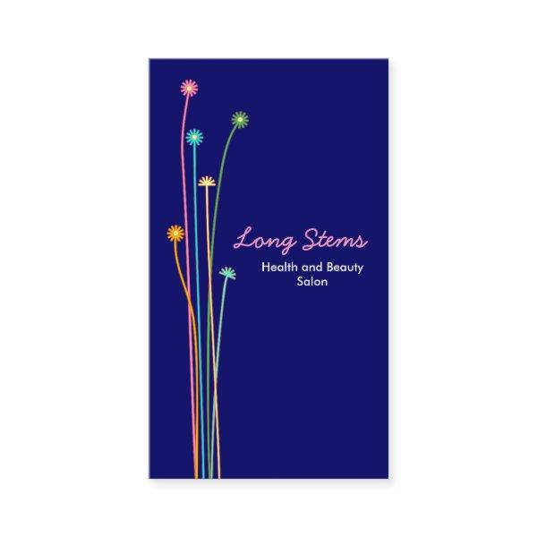 Long Stems - Dark Blue