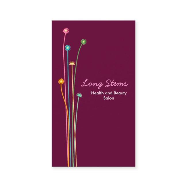 Long Stems - Dark Crimson