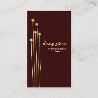 Long Stems II - Dark Brown
