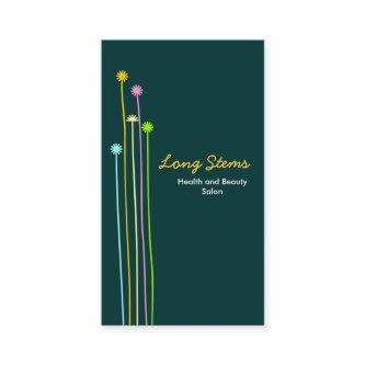 Long Stems II - Dark Green