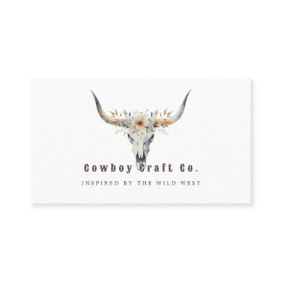 Longhorn skull western