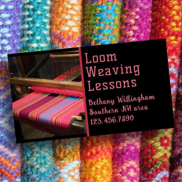Loom Weaving Lessons  Magnet
