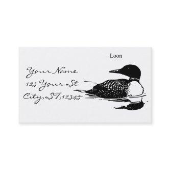 Loon Swimming Bird Art Thunder_Cove
