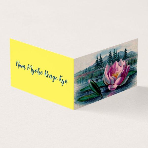 Lotus Buddhist Nam Myoho Renge Kyo