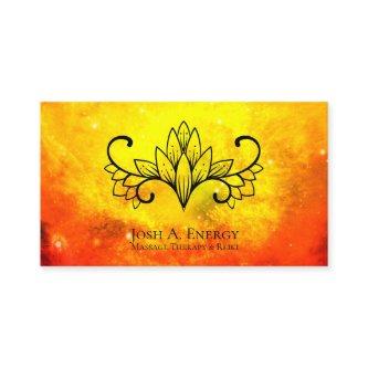 *~* Lotus Nebula Universe Gold Orange Galaxy