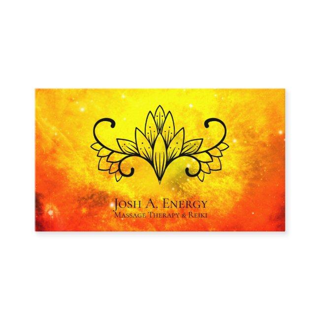 *~* Lotus Nebula Universe Gold Orange Galaxy