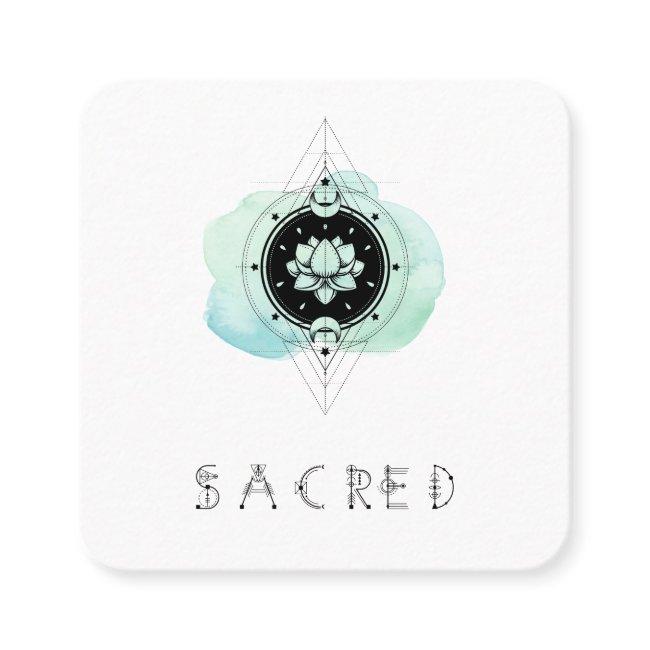 *~* Lotus Sacred Symbol Moon To Nirvana Square