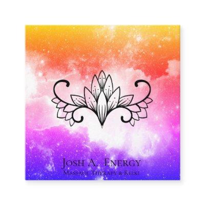 *~* Lotus Universe Pink Purple Galaxy Nebula Square