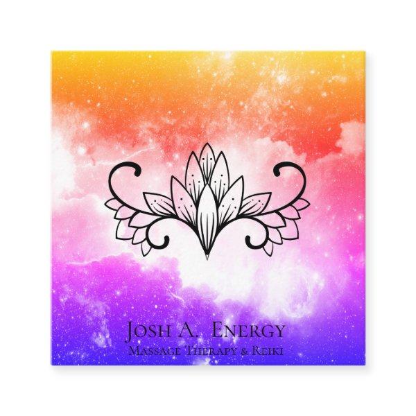 *~* Lotus Universe Pink Purple Galaxy Nebula Square