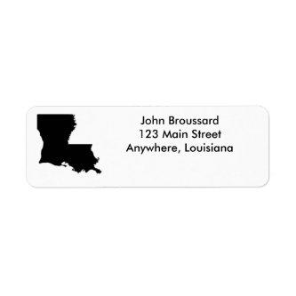 Louisiana State Return Address Labels
