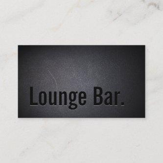 Lounge Bar Minimalist Bold Text Elegant Dark