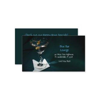 Lounge Dark Green Martini Bar