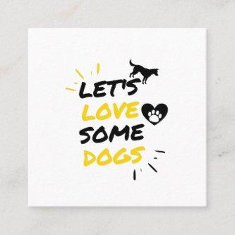 Love dogs pawprint heart square
