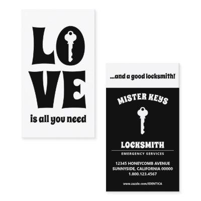 love is all you need and a good LOCKSMITH