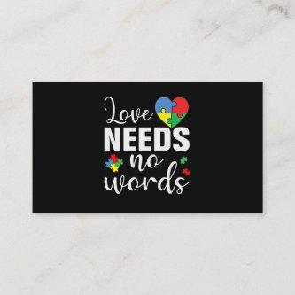 Love Needs No Words Autism