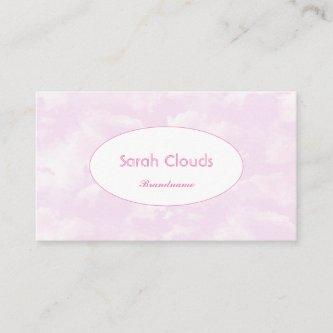 Lovely Pastel Baby Pink Sky Clouds Elegant Stylish