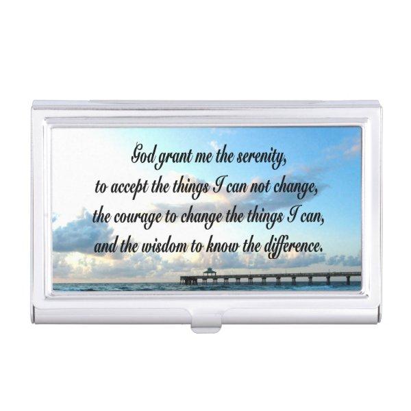 LOVELY SERENITY PRAYER OCEAN AND WAVES PHOTO  HOLDER