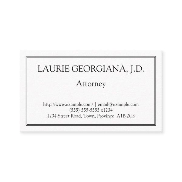 Low-Key and Plain Attorney