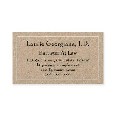 Low-Key Barrister At Law