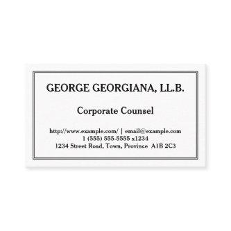 Low-Key Corporate Counsel
