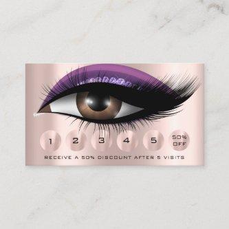 Loyalty  6 Makeup Makeup  Eyelash Drip Purple Rose