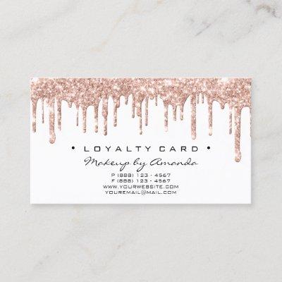 Loyalty Card 6 Punch Makeup Artist Heart Rose Spar