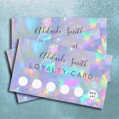 loyalty card opal gemstone