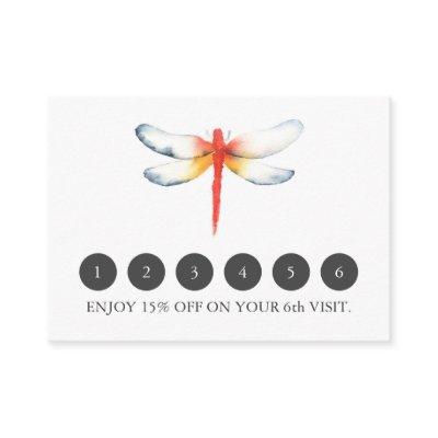 Loyalty Cards for Business Red Dragonfly