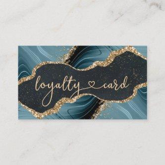 Loyalty Marble Glitzer Card 5 Salon