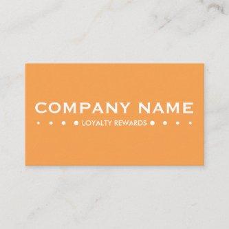 LOYALTY pyramid stamp card (color customizable)