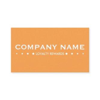 LOYALTY pyramid stamp card (color customizable)