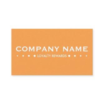 LOYALTY pyramid stamp card (color customizable)