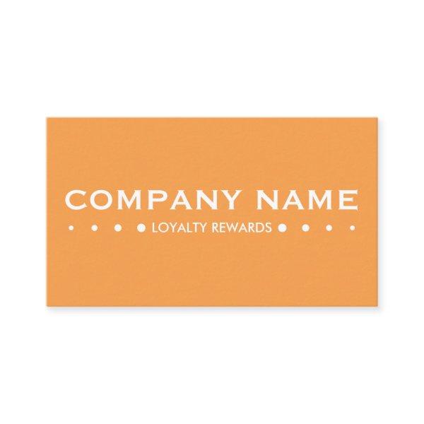 LOYALTY pyramid stamp card (color customizable)
