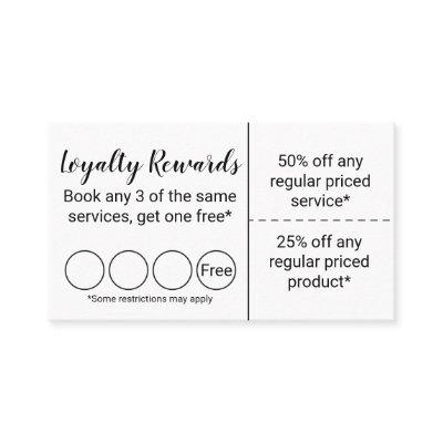 Loyalty rewards and discount program