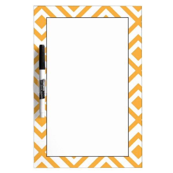 Lozenge shaped geometric pattern Dry-Erase board