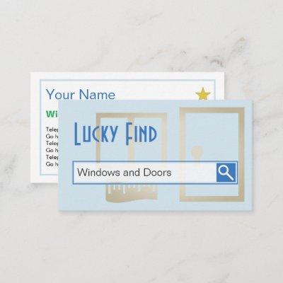 "Lucky Find" Windows and Doors