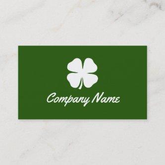 Lucky Irish clover green  template
